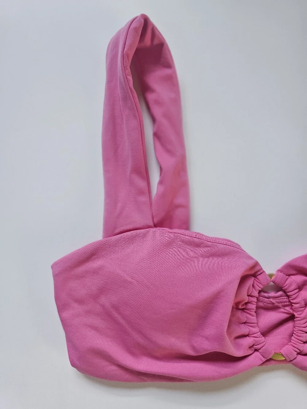 ​L*Space Willow Pink O-Ring Bikini Top NWT Size XS